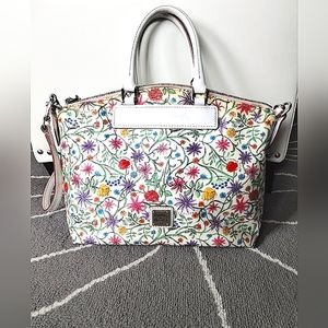 Rare Vintage Dooney & Bourke Italian Vacchetta Satchel Convertible